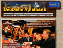 Tablet Screenshot of deutsche-spielbank.com